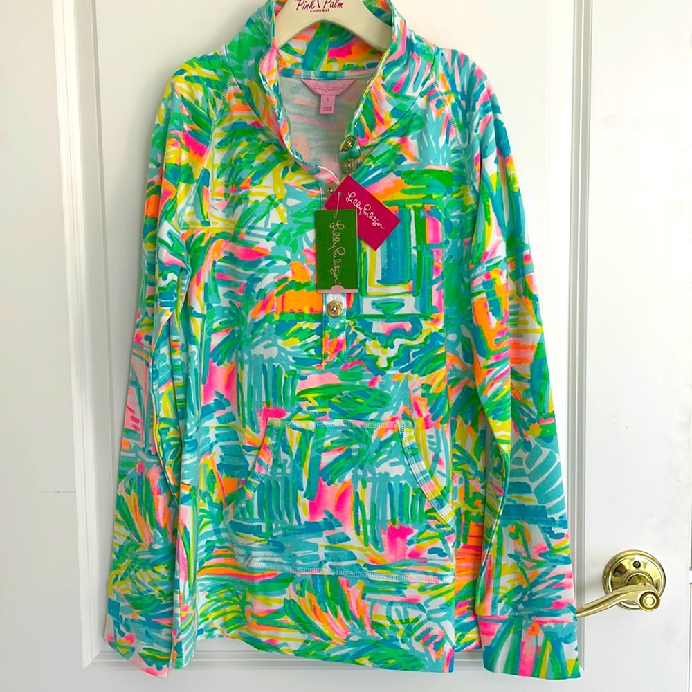 New Lilly Pulitzer Captain Popover Sea Salt and Sun Size S $98